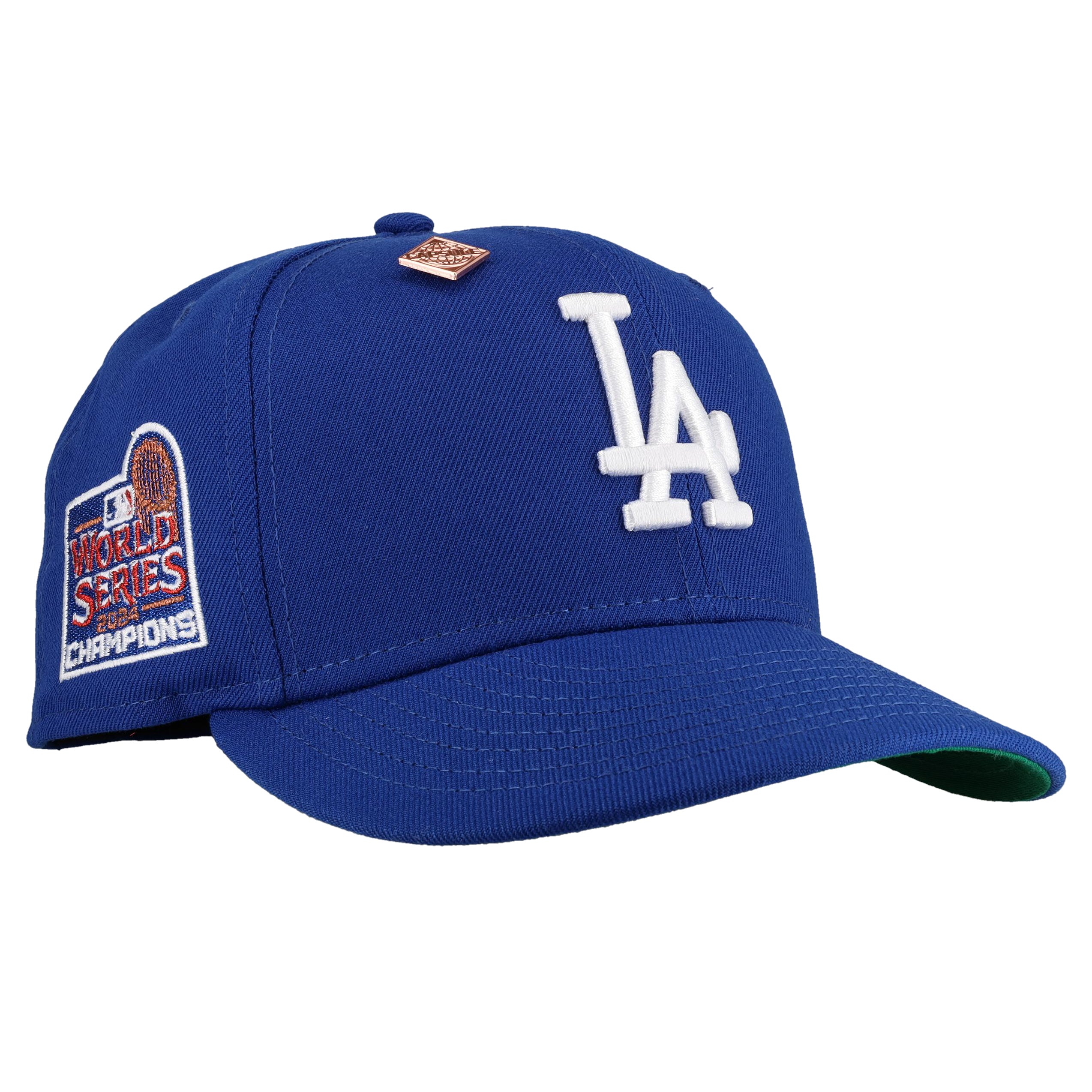 Los Angeles Dodgers 2024 World Series Light Royal Metallic 59Fifty Fitted Hat