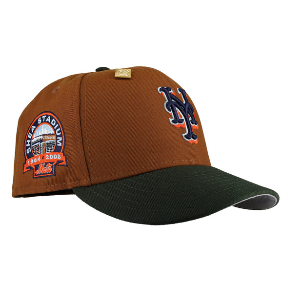 New York Mets Toasted Peanut Shea Stadium 59Fifty Fitted Hat