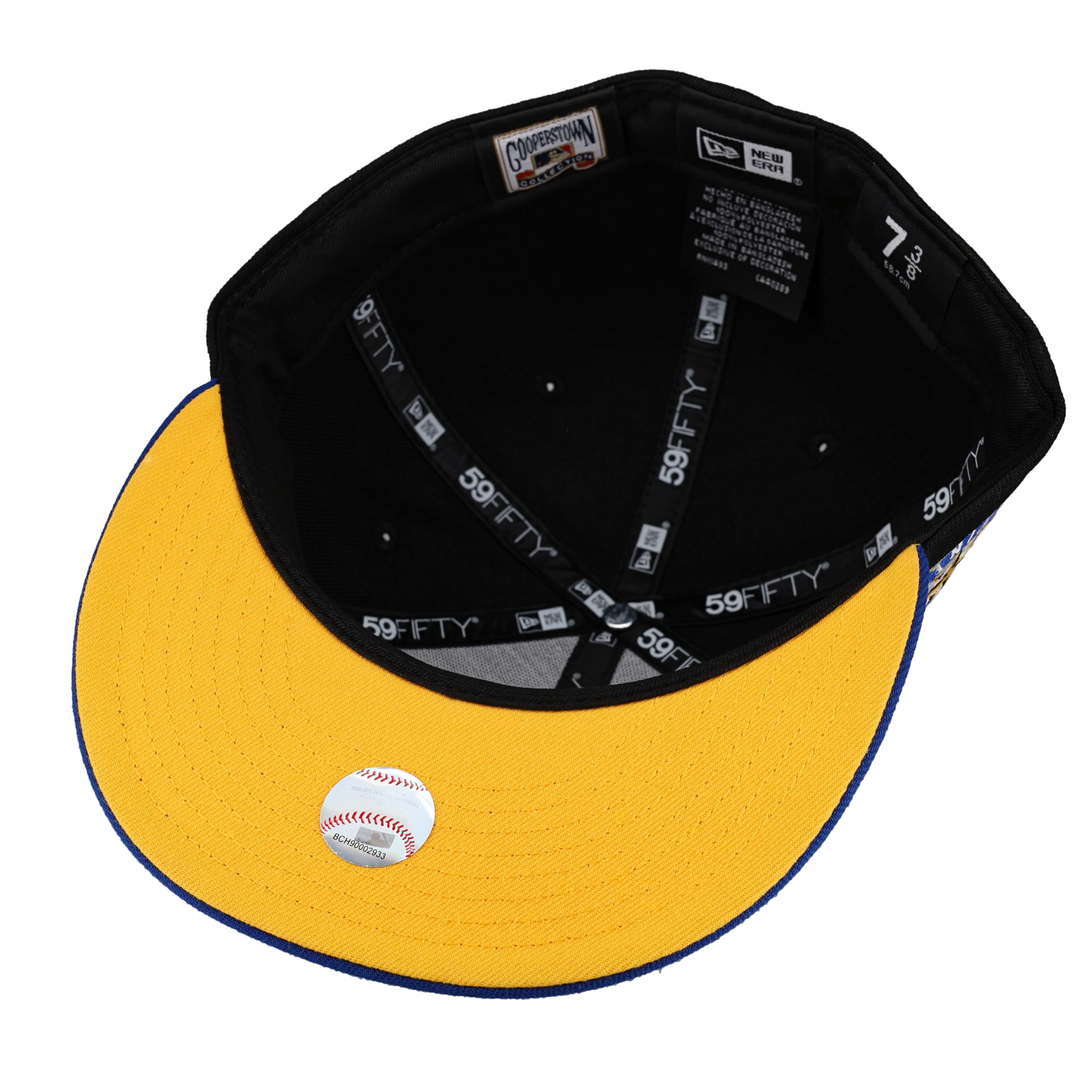Black Texas Rangers 40th Anniversary Side Patch New Era 59FIFTY Fitted 73/4