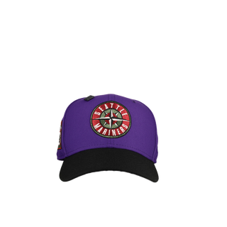 Seattle Mariners 40th Anniversary Purple Shock Metallic 59Fifty Fitted Hat