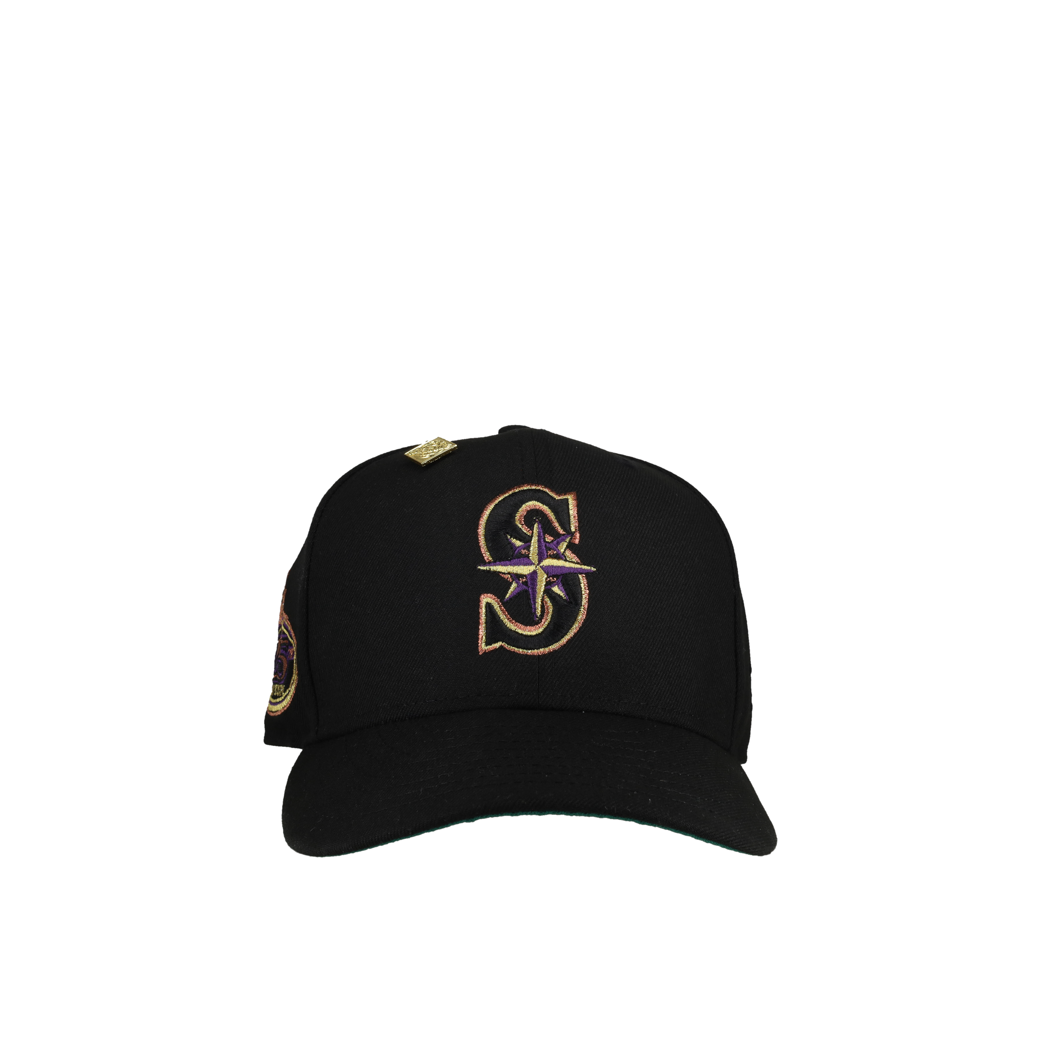 Seattle Mariners 25th Anniversary Black Copper Metallic 59Fifty Fitted Hat