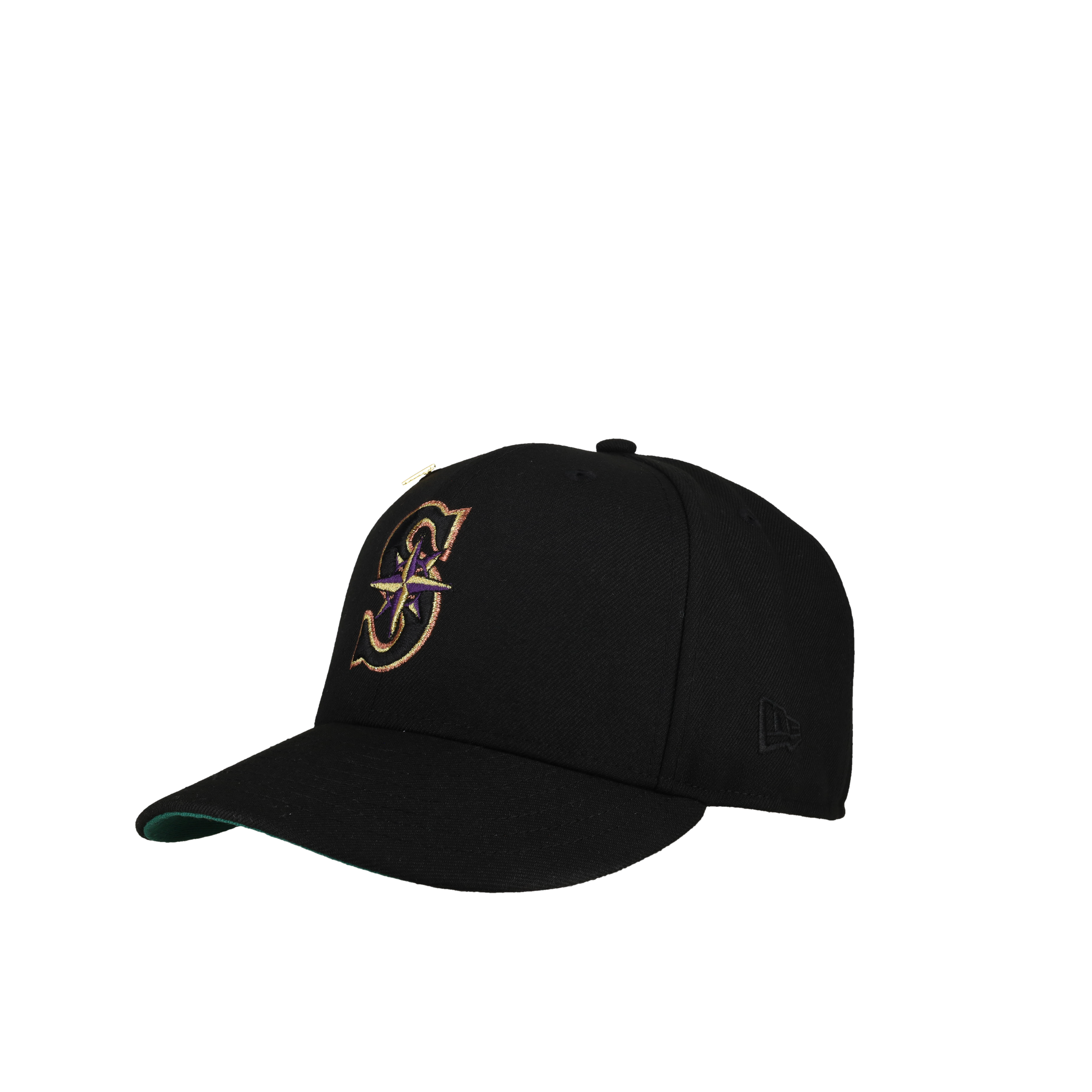 Seattle Mariners 25th Anniversary Black Copper Metallic 59Fifty Fitted Hat