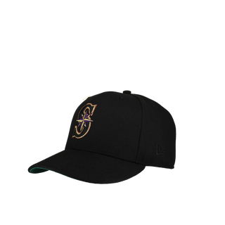 Seattle Mariners 25th Anniversary Black Copper Metallic 59Fifty Fitted Hat