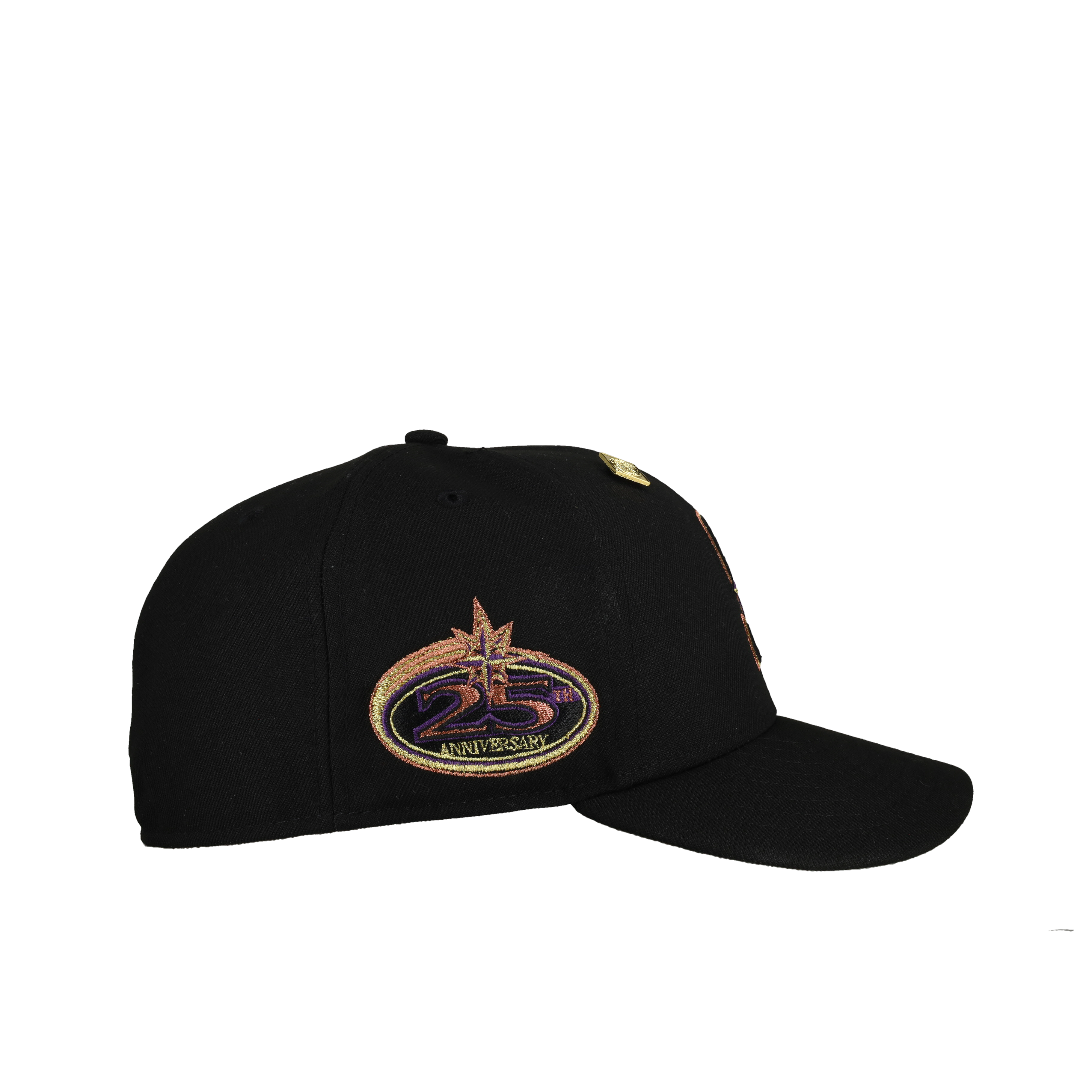 Seattle Mariners 25th Anniversary Black Copper Metallic 59Fifty Fitted Hat