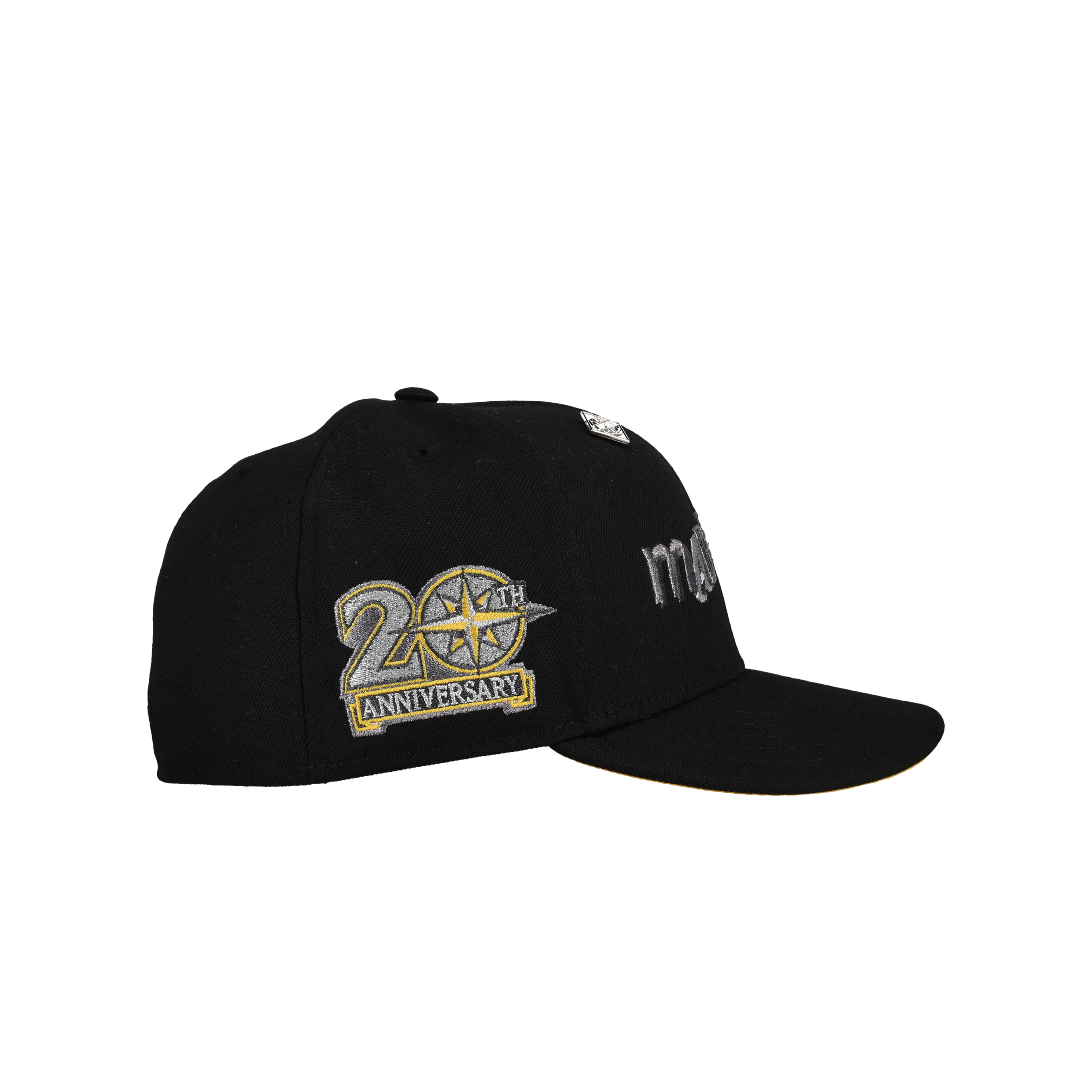 Seattle Mariners 20th Anniversary Black Metallic Ransom 59Fifty Fitted Hat