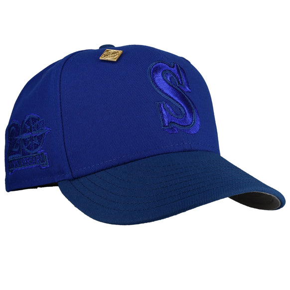 Seattle Mariners 20th Anniversary Blueberry Metallic 59Fifty Fitted Hat