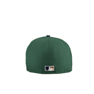 Seattle Mariners 20th Anniversary Metallic Green/Navy/Grey Brim 59Fifty Fitted Hat
