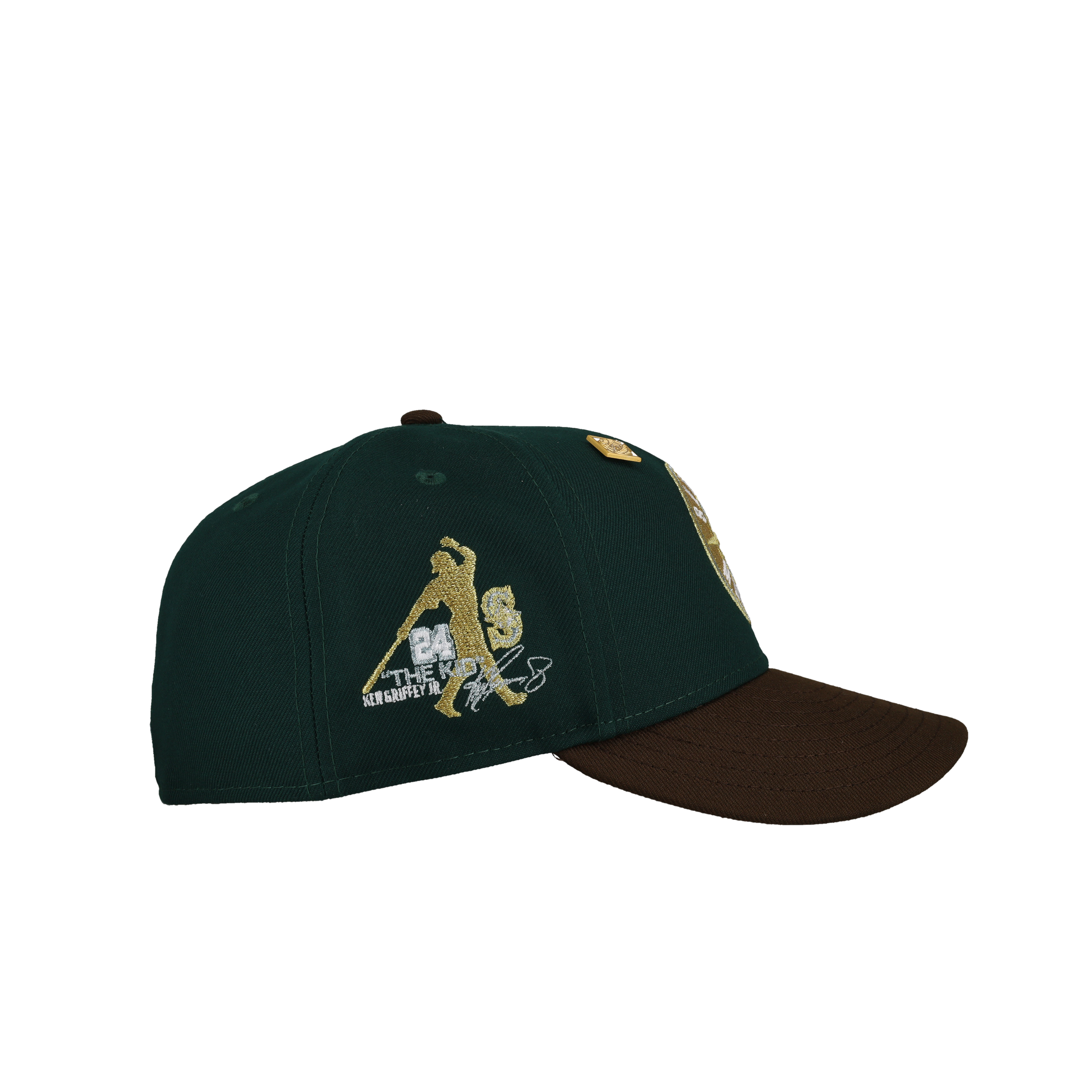Seattle Mariners “Ken Griffey Jr” Green/Brown Metallic 59Fifty Fitted Hat