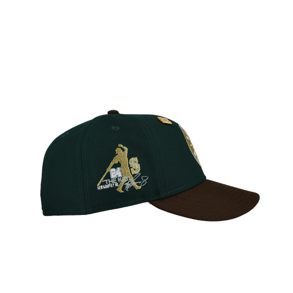 Seattle Mariners “Ken Griffey Jr” Green/Brown Metallic 59Fifty Fitted Hat