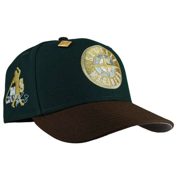 Seattle Mariners “Ken Griffey Jr” Green/Brown Metallic 59Fifty Fitted Hat
