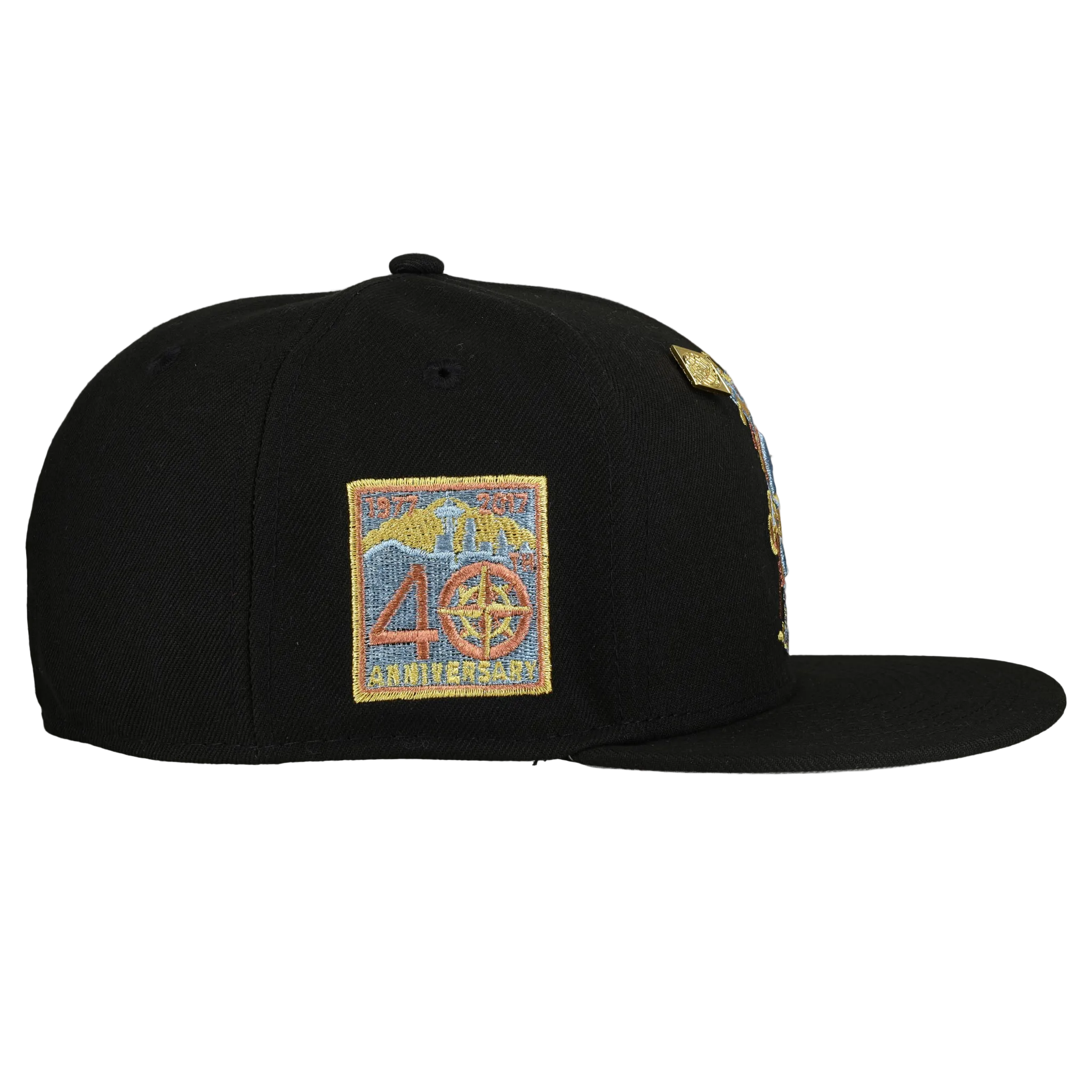 Seattle Mariners 40th Anniversary Metallic Cartoon 