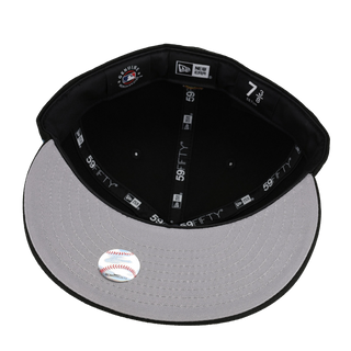 Seattle Mariners 40th Anniversary Metallic Cartoon "Freezing rain" 59Fifty Fitted Hat, detail view
