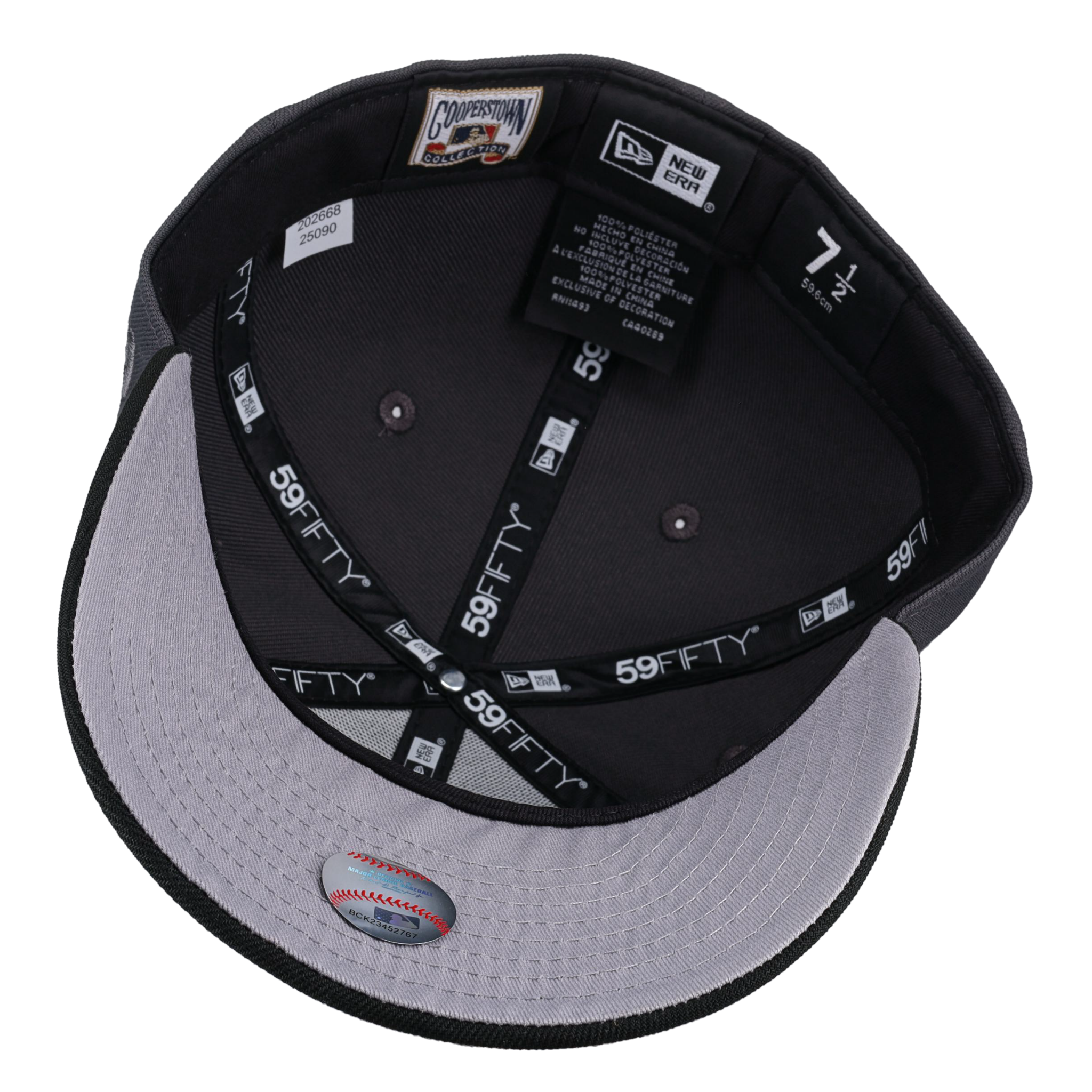 Seattle Mariners 30th Anniversary Graphite/Black Metallic 59Fifty Fitted Hat