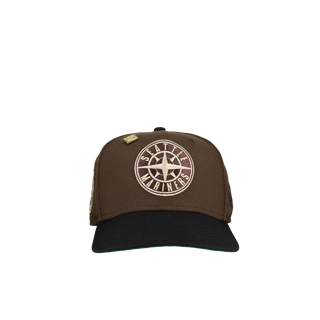 Seattle Mariners 2023 ASG Walnut Green Metallic 59Fifty Fitted Hat, back view