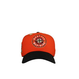 Seattle Mariners 20th Anniversary Orange/Black Metallic 59Fifty Fitted Hat