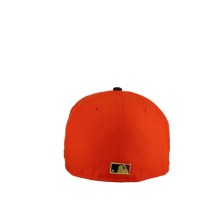 Seattle Mariners 20th Anniversary Orange/Black Metallic 59Fifty Fitted Hat