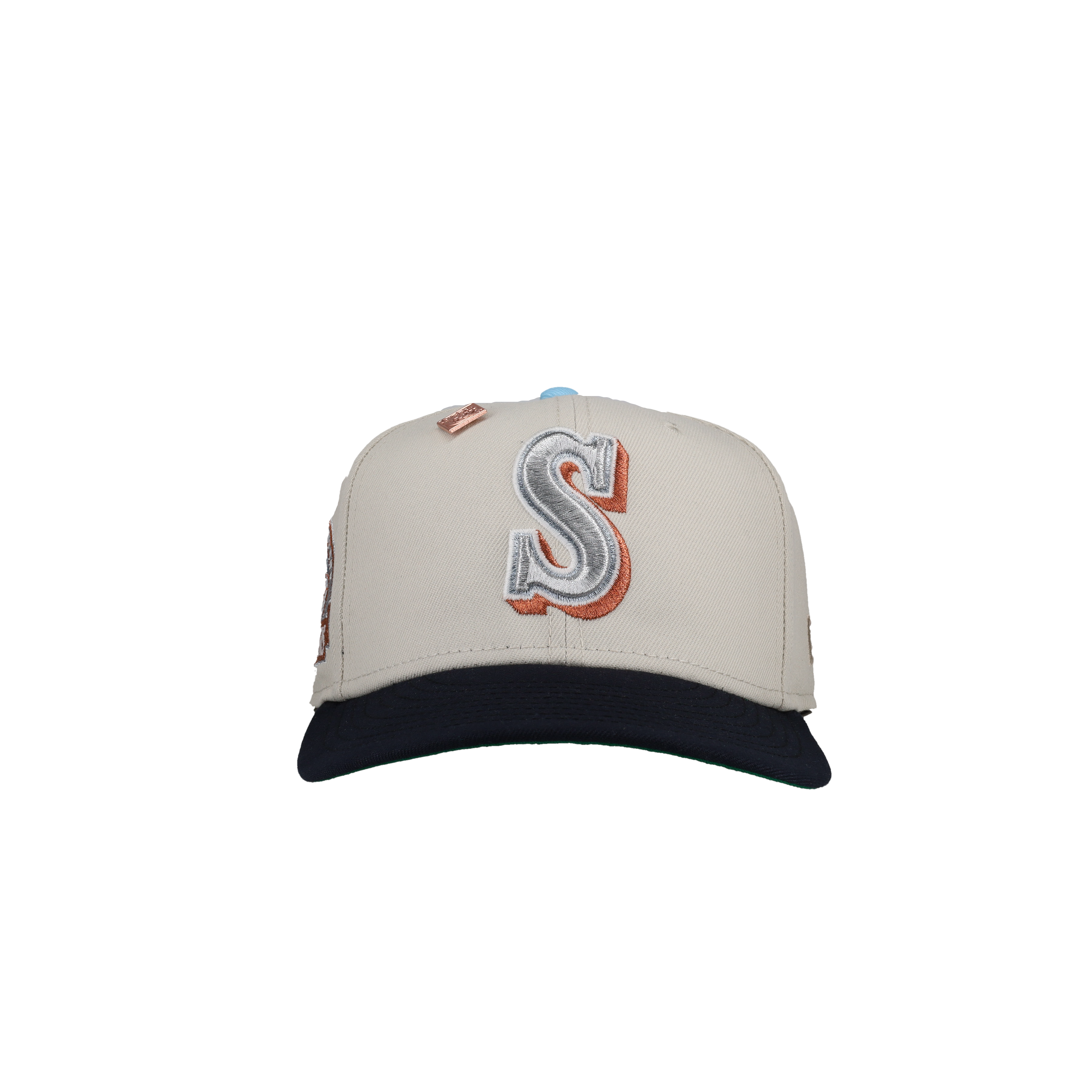 Seattle Mariners 30th Season Stone Metallic 59Fifty Fitted Hat