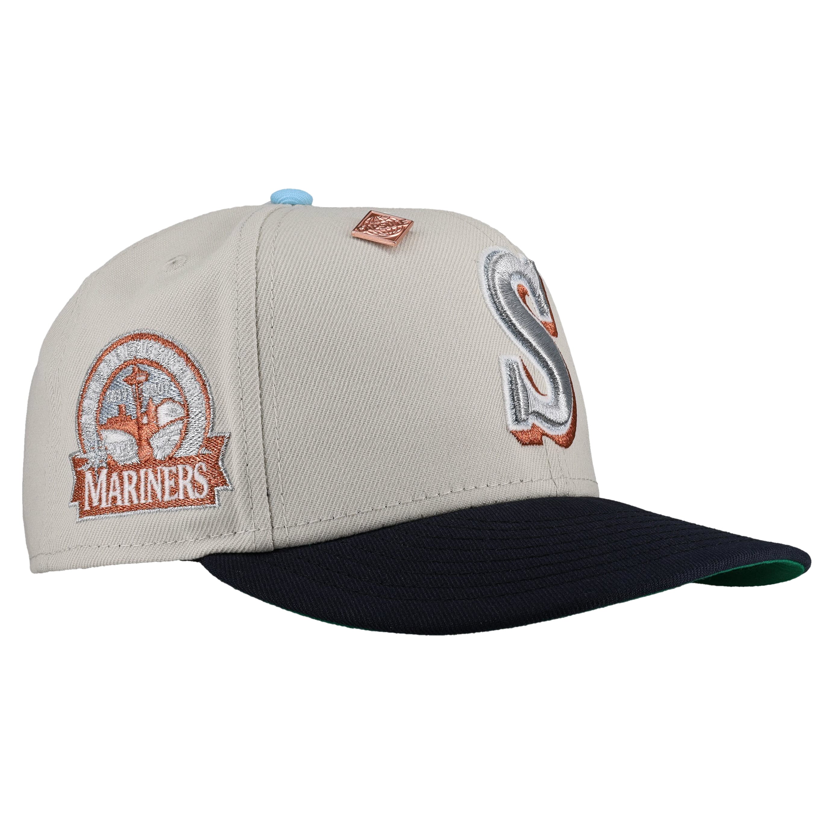 Seattle Mariners 30th Season Stone Metallic 59Fifty Fitted Hat