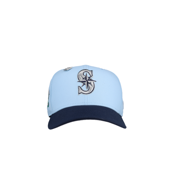 Seattle Mariners 20th Anniversary Two Tone Blue Metallic 59Fifty Fitted Hat
