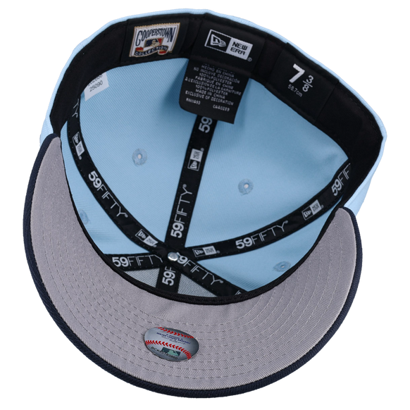 Seattle Mariners 20th Anniversary Two Tone Blue Metallic 59Fifty Fitted Hat