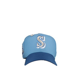 Seattle Mariners 255h Anniversary Light Blue Royal Metallic 59Fifty Fitted Hat