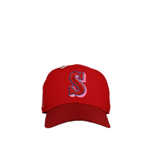 Seattle Mariners 40th Anniversary Red Metallic 59Fifty Fitted Hat