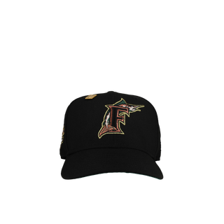 Florida Marlins 10th Anniversary Black/Gold/Green Metallic 59Fifty Fitted Hat