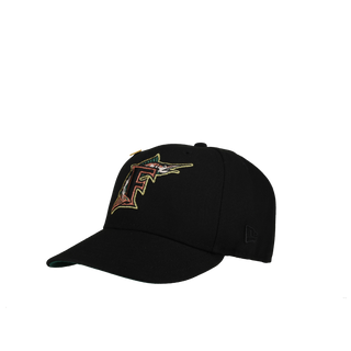 Florida Marlins 10th Anniversary Black/Gold/Green Metallic 59Fifty Fitted Hat