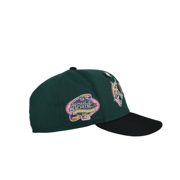 Florida Marlins 2003 World Series Green Pink Metallic 59Fifty Fitted Hat