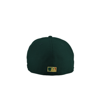 Florida Marlins 10th Anniversary Green Metallic 59Fifty Fitted Hat, alternate view