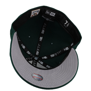 Florida Marlins 10th Anniversary Green Metallic 59Fifty Fitted Hat, undervisor detail