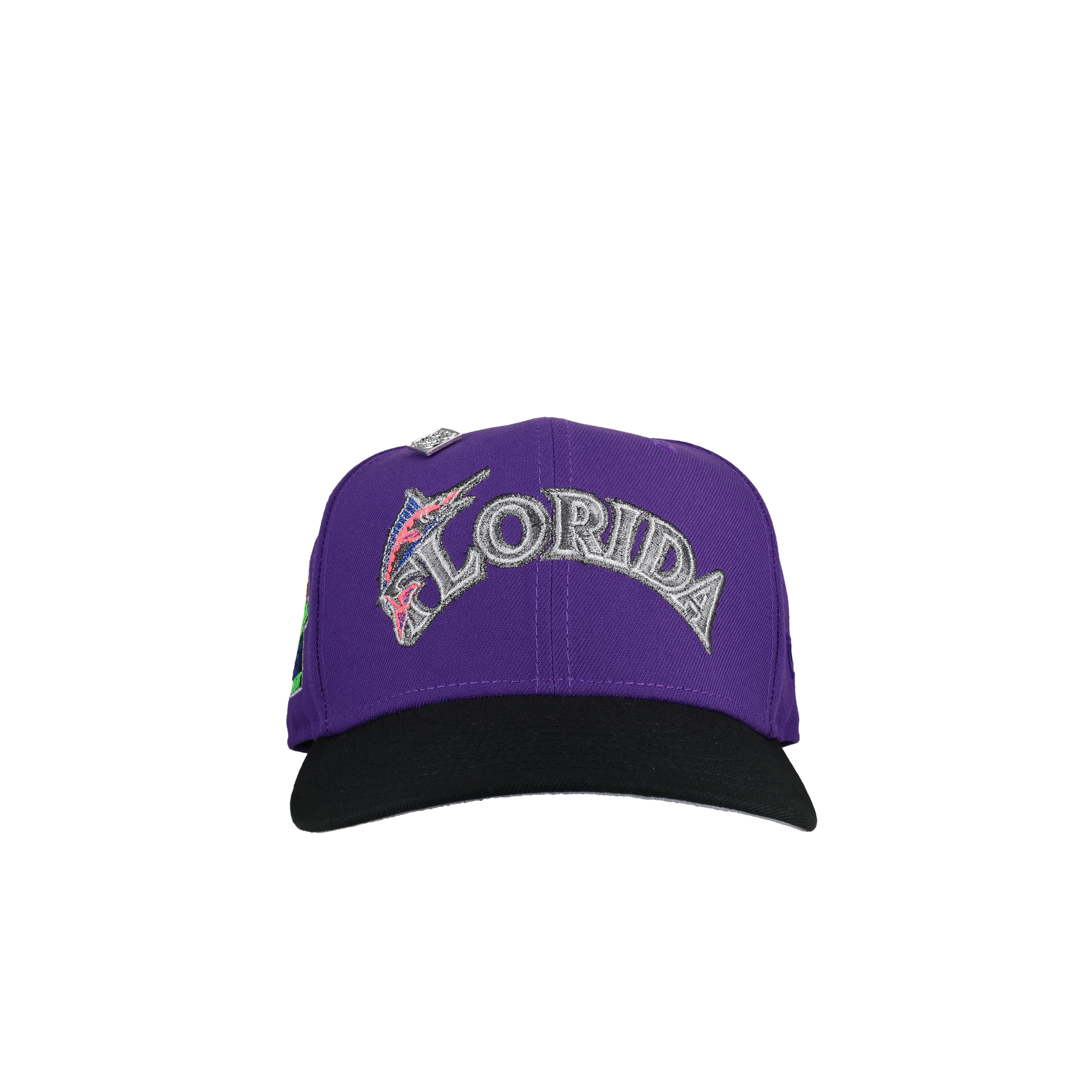Florida Marlins 1997 World Series Purple Metallic 59Fifty Fitted Hat