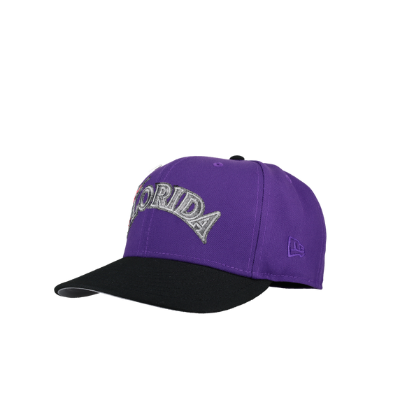 Florida Marlins 1997 World Series Purple Metallic 59Fifty Fitted Hat