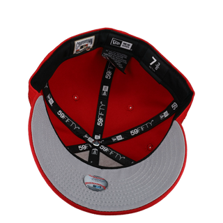 Florida Marlins 10th Anniversary Red Gold Metallic 59Fifty Fitted Hat