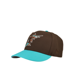 Florida Marlins 10th Anniversary Walnut Metallic 59Fifty Fitted Hat