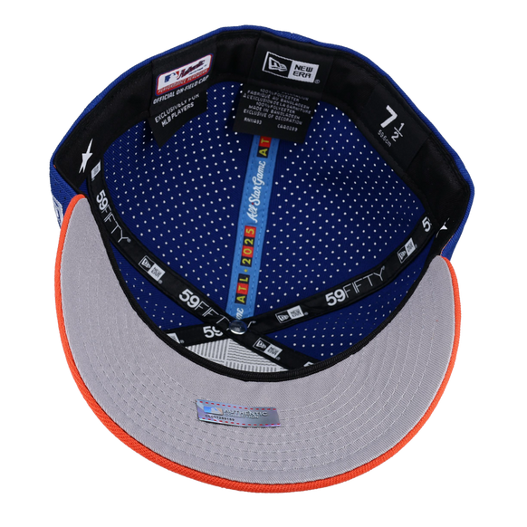 New York Mets 2025 ASG Official On Field Split Panel 59Fifty Fitted Hat