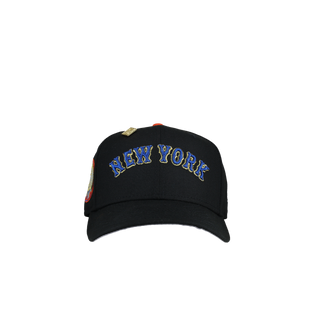 New York Mets "Mr.Met" Metallic Script 59Fifty Fitted Hat