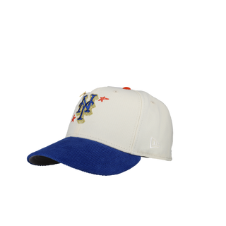 New York Mets 25th Anniversary Chrome Corduroy Blue Metallic 59Fifty Fitted Hat