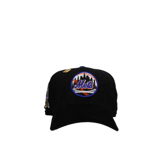 New York Mets 40th Anniversary Black Corduroy 59Fifty Fitted Hat