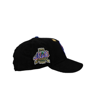 New York Mets 40th Anniversary Black Corduroy 59Fifty Fitted Hat