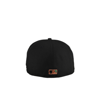 New York Mets 25th Anniversary Copper Circle Metallic 59Fifty Fitted Hat