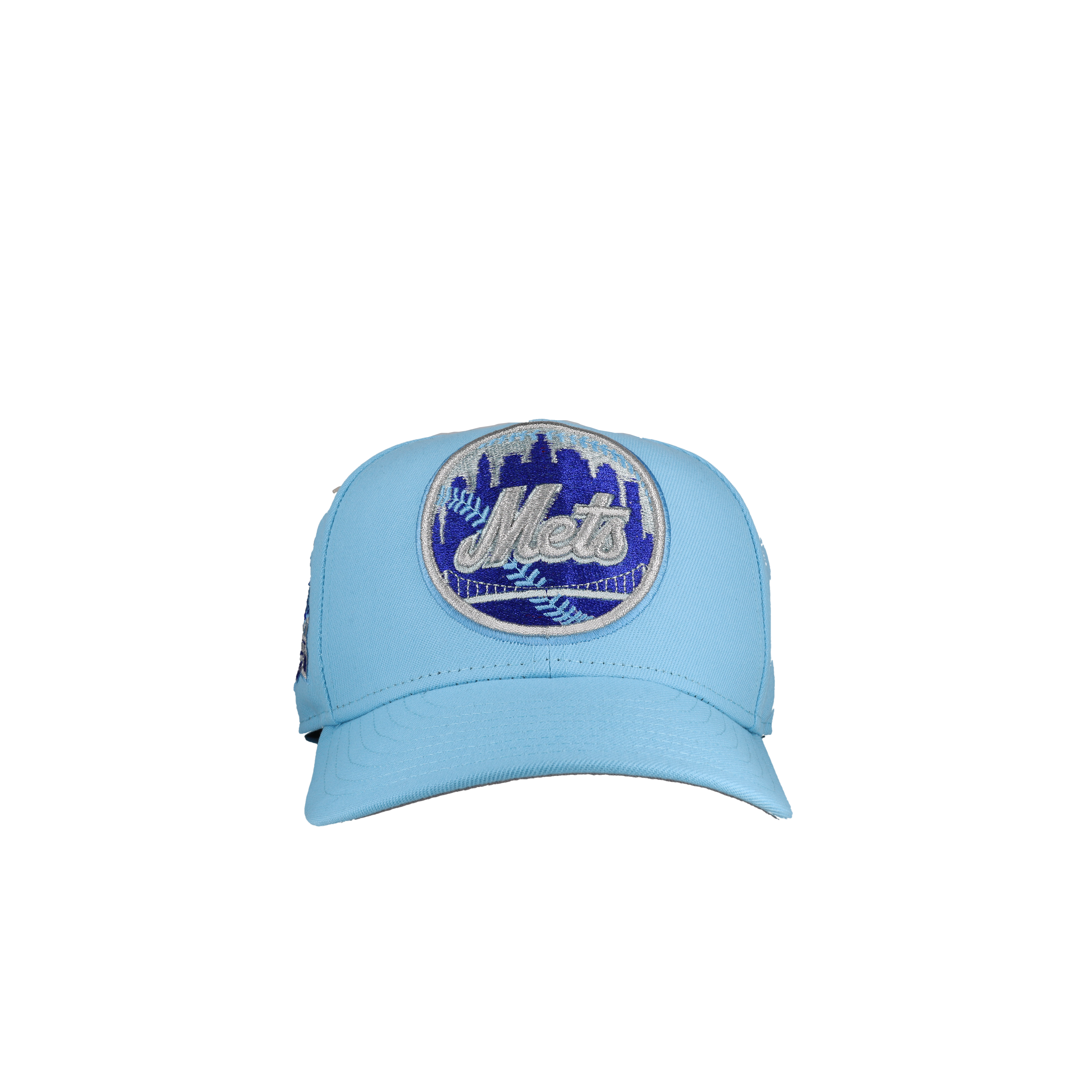 New York Mets 40th Anniversary Big Logo Metallic 59Fifty Fitted Hat