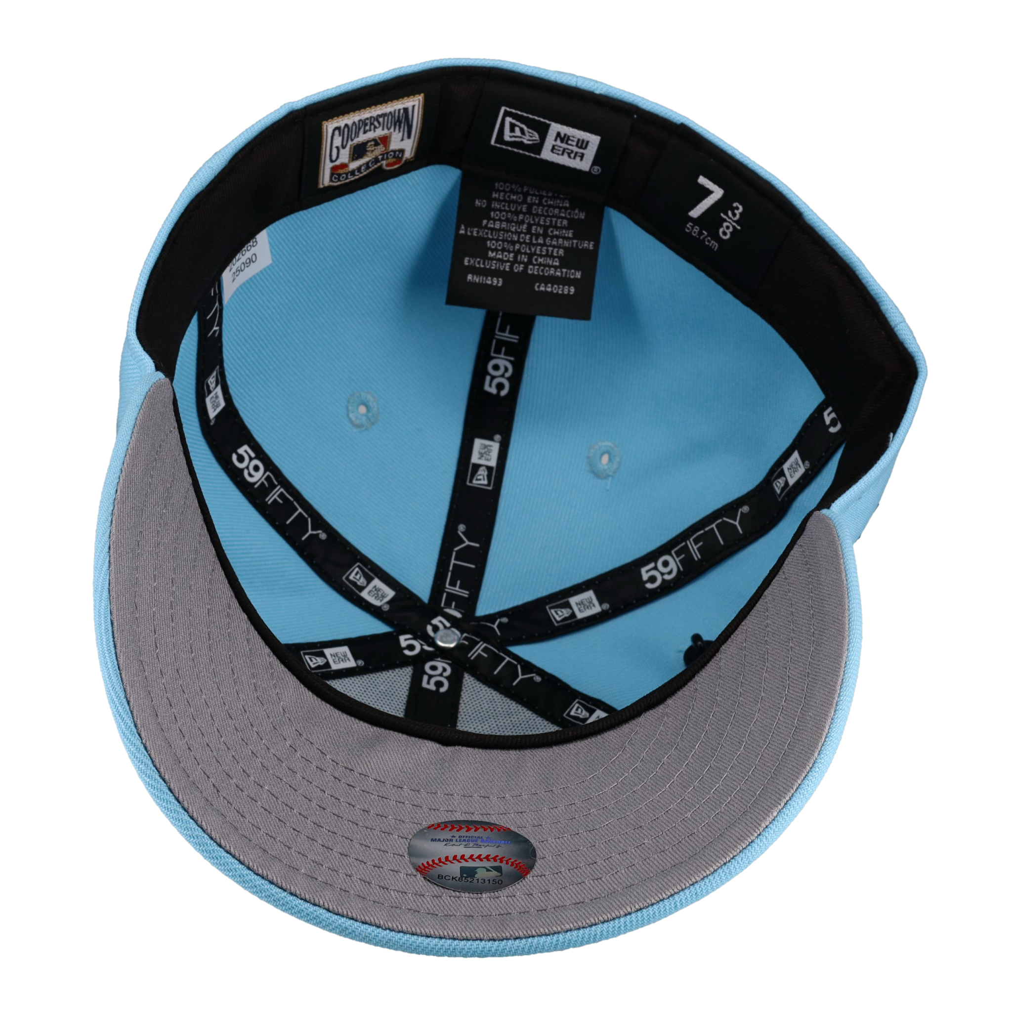 New York Mets 40th Anniversary Big Logo Metallic 59Fifty Fitted Hat