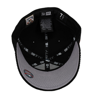 New York Mets 40th Anniversary Corduroy Gold Metallic 59Fifty Fitted Hat