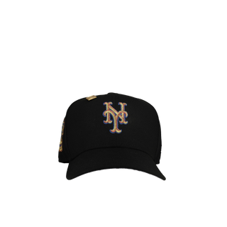 New York Mets 1964 All Star Game Black Gold Trim 59Fifty Fitted Hat