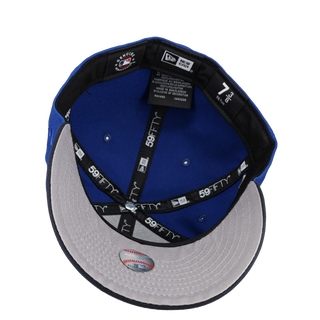New York Mets Subway Series 25th Anniversary Two-Tone Blue Metallic 59Fifty Fitted Hat