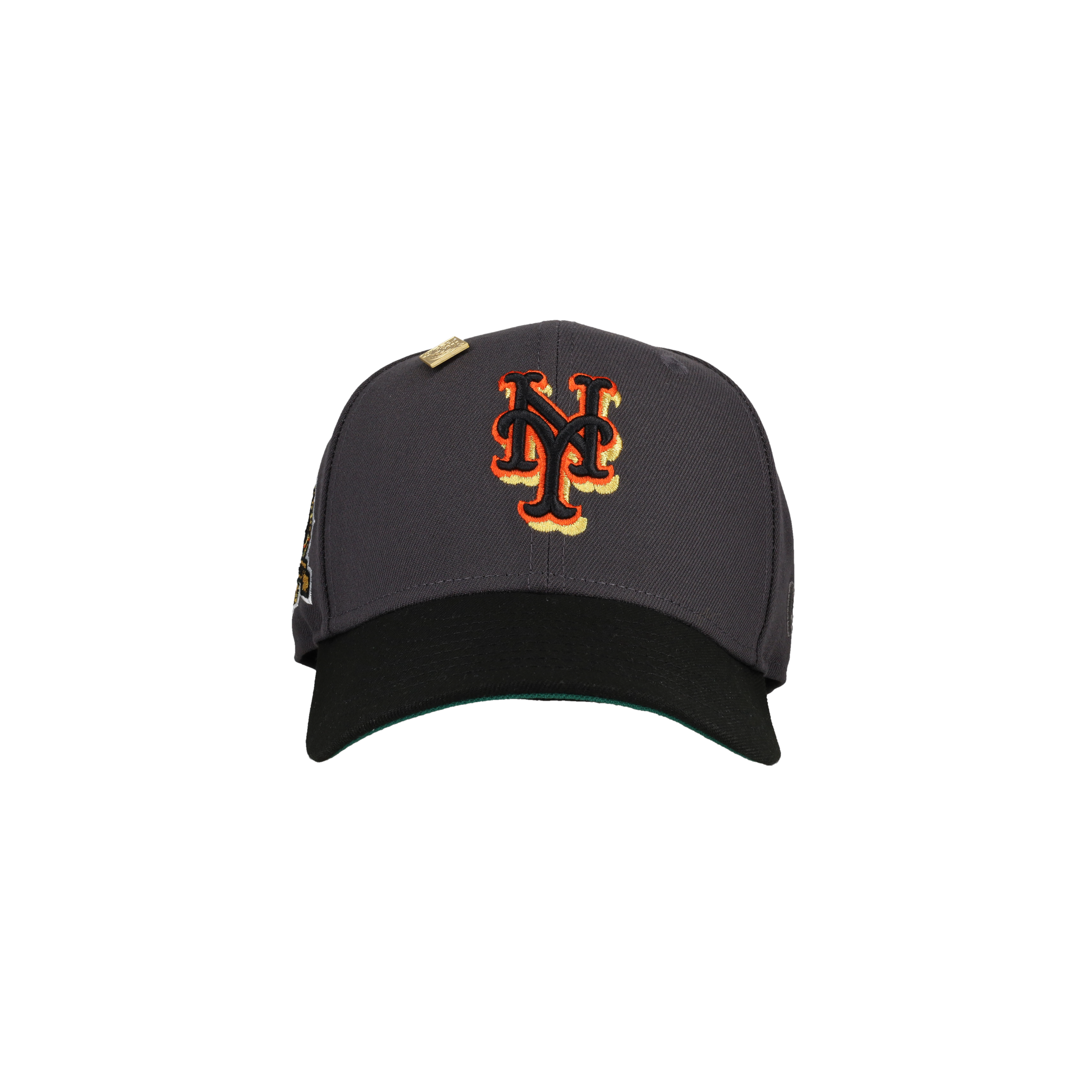 New York Mets 40th Anniversary Graphite/Black Metallic 59Fifty Fitted Hat