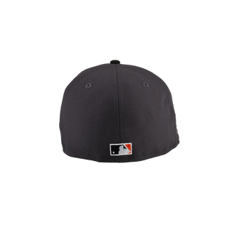 New York Mets 40th Anniversary Graphite/Black Metallic 59Fifty Fitted Hat