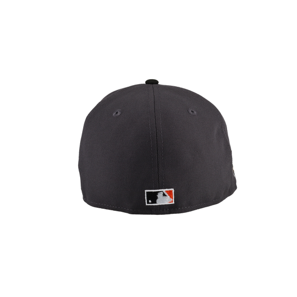 New York Mets 40th Anniversary Graphite/Black Metallic 59Fifty Fitted Hat