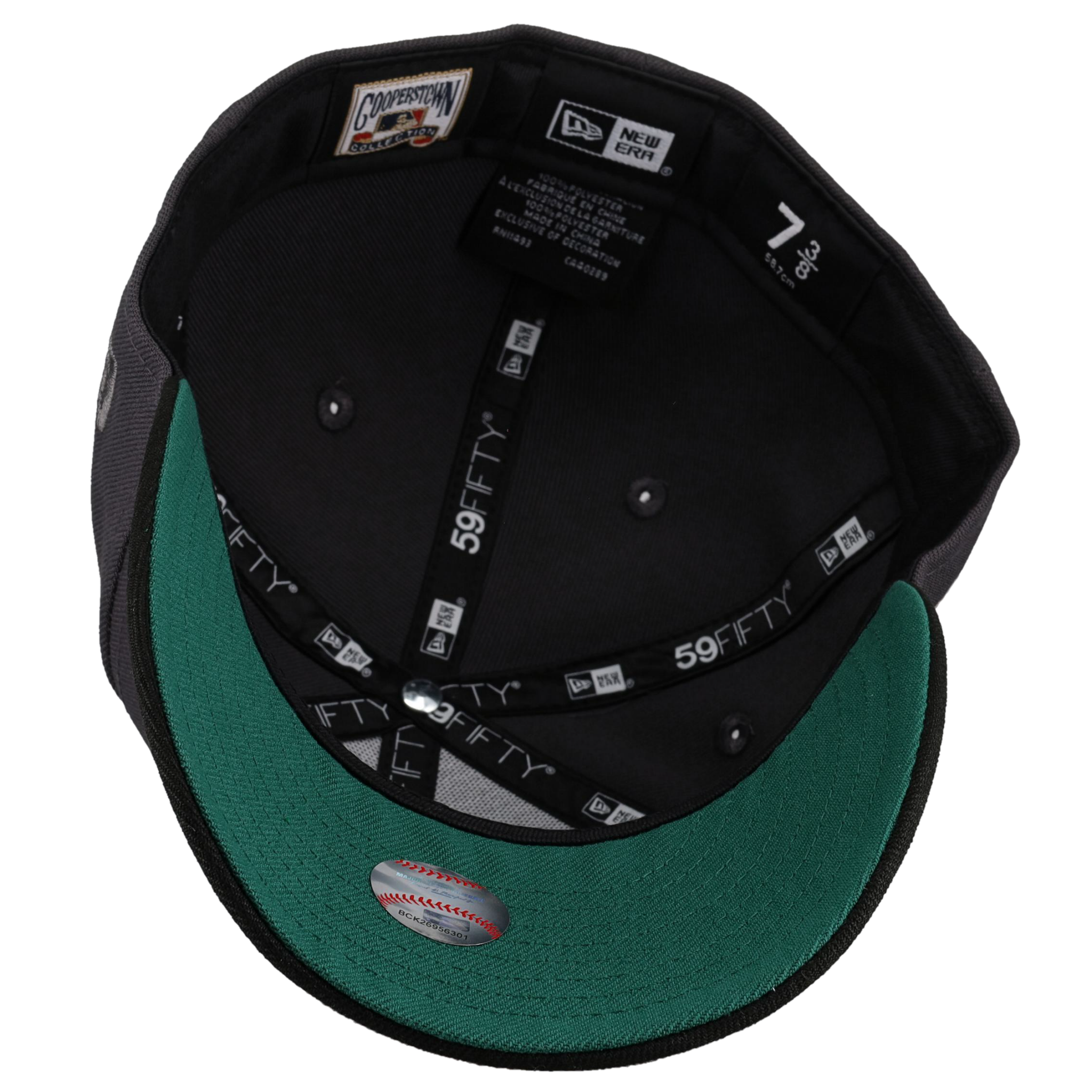 New York Mets 40th Anniversary Graphite/Black Metallic 59Fifty Fitted Hat